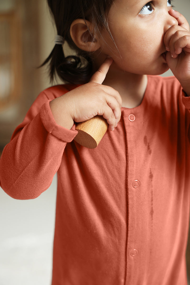 Mahé Le Pyjama De Bébé - Terracotta