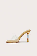 Sandalias de tacón Mahina - Transparente