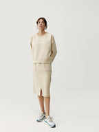 Falda Maia - Beige - Mujer