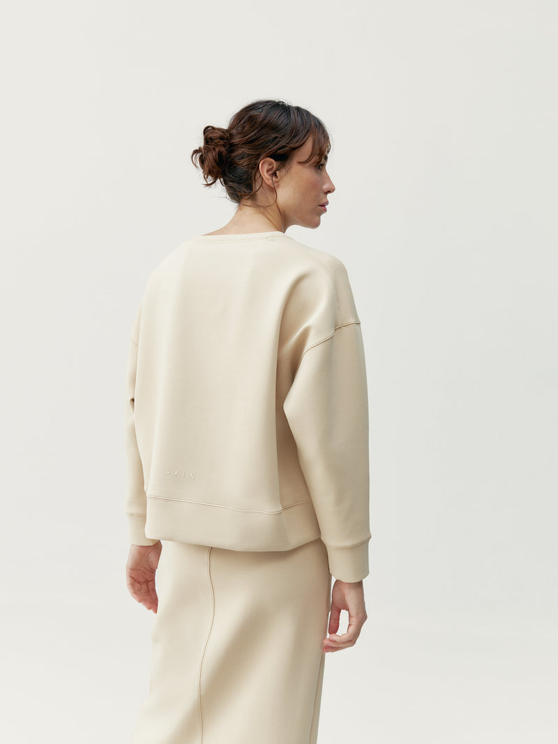 Sweatshirt Maia - Beige - Femme