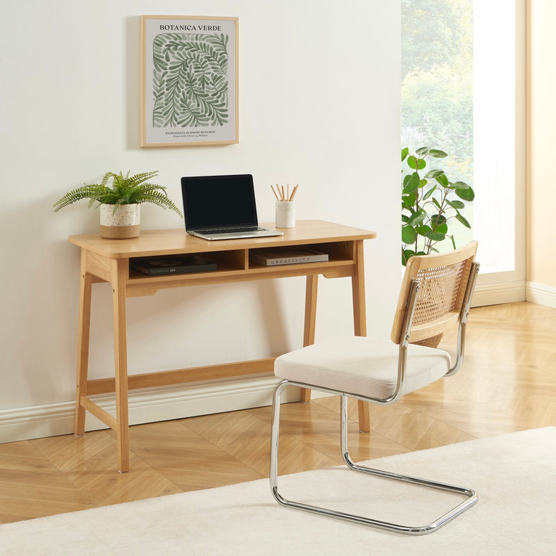 Bureau - Maia - 2 Compartiments - Effet Chêne