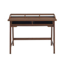 Bureau - Maia - 2 Compartiments - Effet Noyer