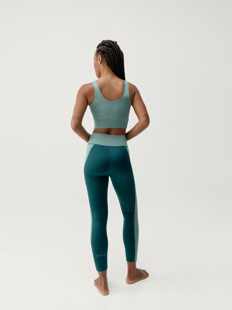 Top Maiko Iceberg Vert/Vert Foncé - Femme