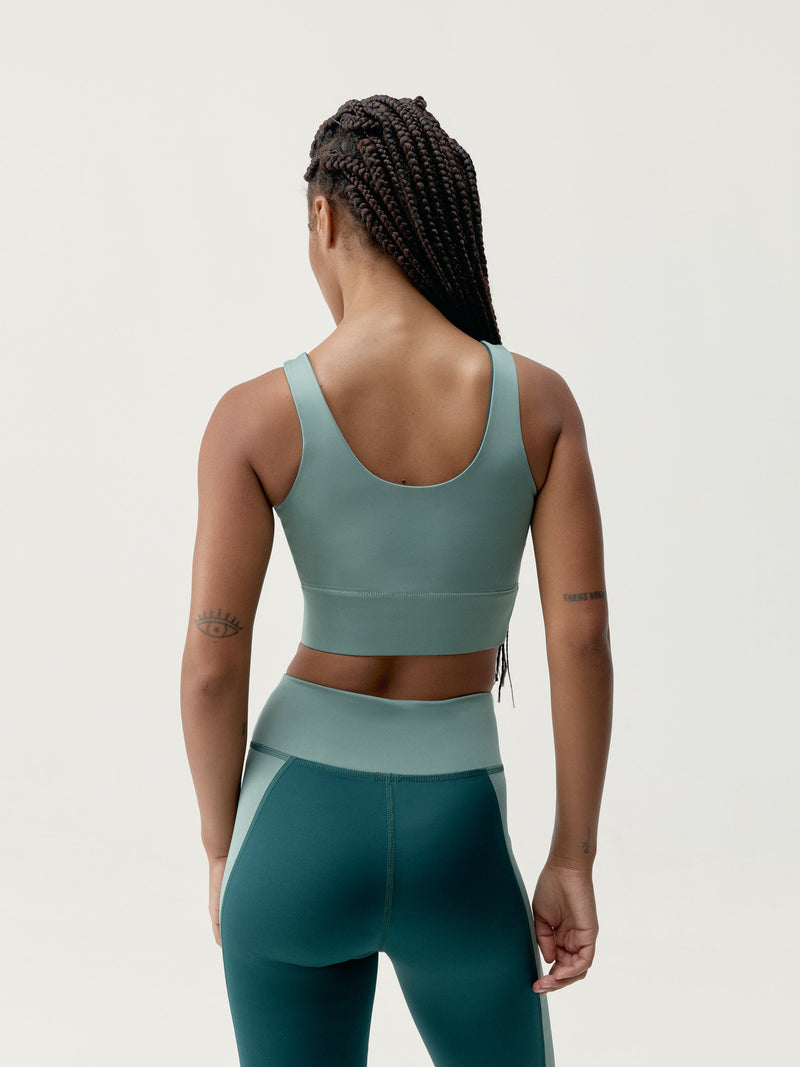 Top Maiko Iceberg Vert/Vert Foncé - Femme
