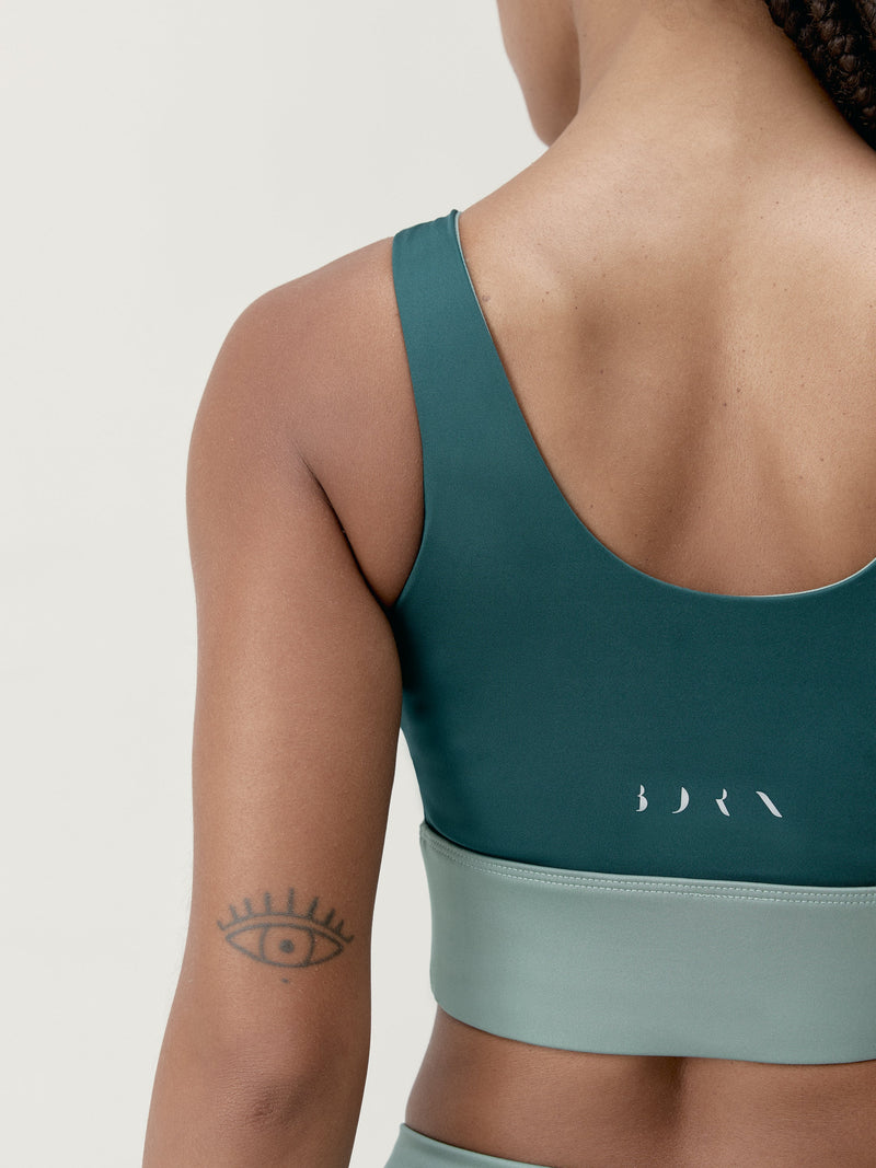 Top Maiko Iceberg Vert/Vert Foncé - Femme