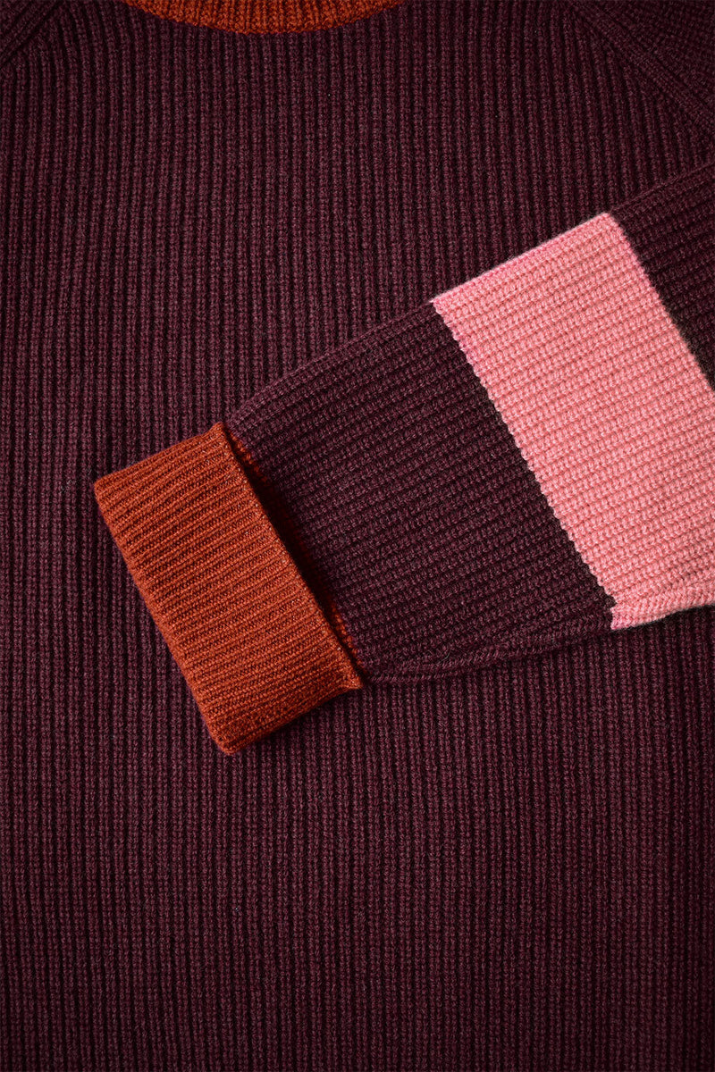 Pull Audacieuse Bordeaux