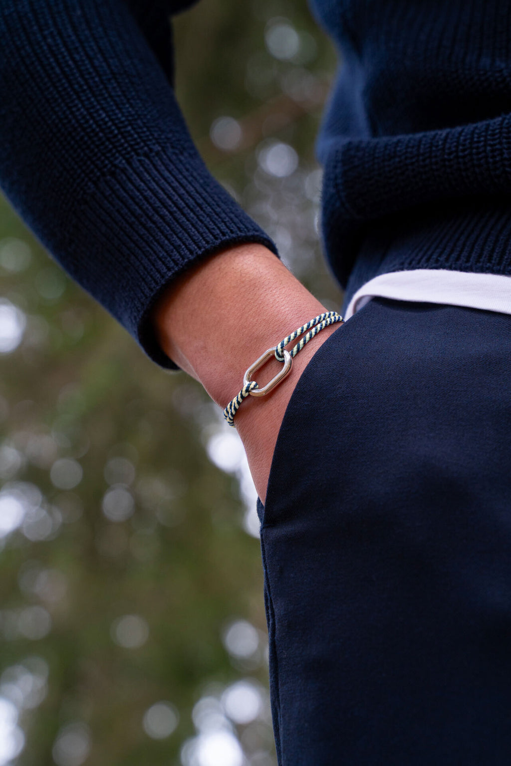 Amure Bracelet - Blue And Beige