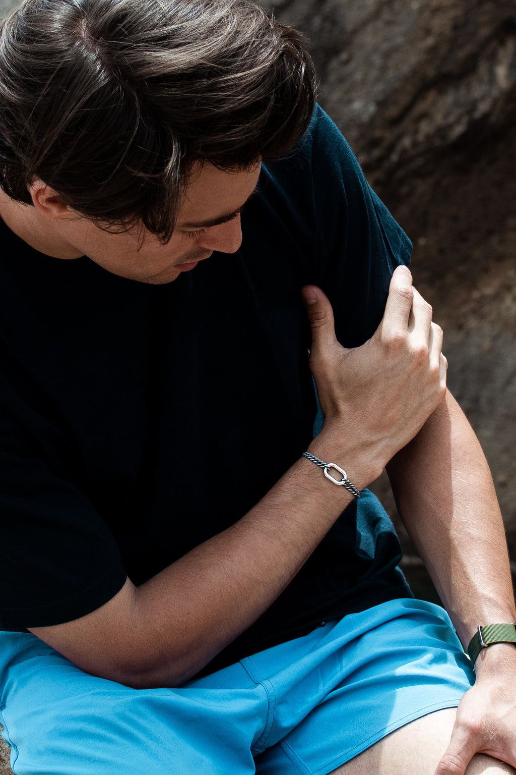 Amure Bracelet - Blue And Beige