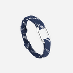 Bracelet Galion - Bleu Marine & Blanc