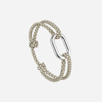 Bracelet Hunier - Kaki & Beige
