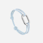 Regatta Bracelet - Sky Blue and Beige