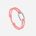 Pulsera Tangon - Tablero de ajedrez naranja y blanco