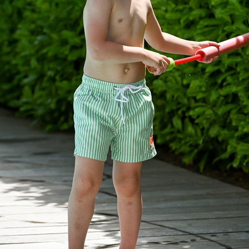 Children's Swim Shorts - Le Petit Envolé Striped