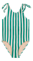 Roberta Bañador 1 Pieza Rayas Verde Capri