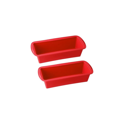 Dr Oetker - Lot De 2 Moules À Gâteaux 24/24 Cm En Silicone Dr Oetker Flexxibel Love - Rouge