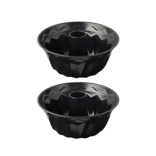 Dr Oetker - Lot De 2 Moules À Gâteaux 22 Cm En Acier Dr Oetker Tradition - Noir