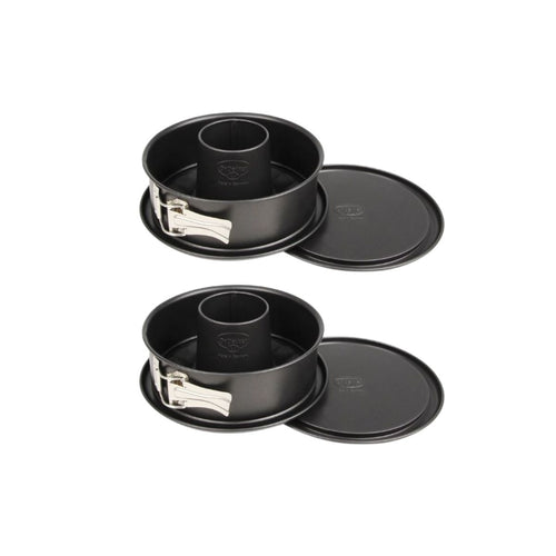 Dr Oetker - Lot De 2 Moules À Manqué 18/6 Cm En Acier Dr Oetker Tradition - Noir