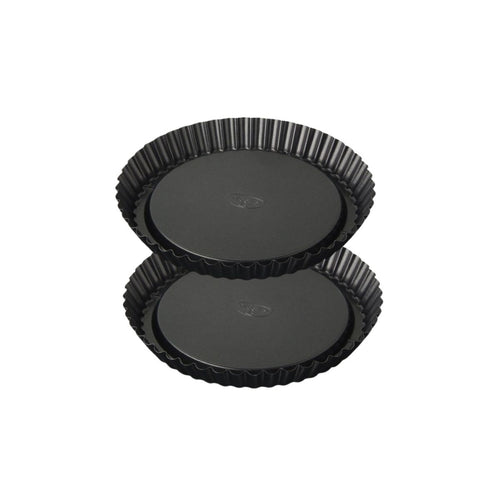 Dr Oetker - Ensemble De 2 Moules À Tarte Renversée 22 Cm Dr.Oetker Tradition - Noir