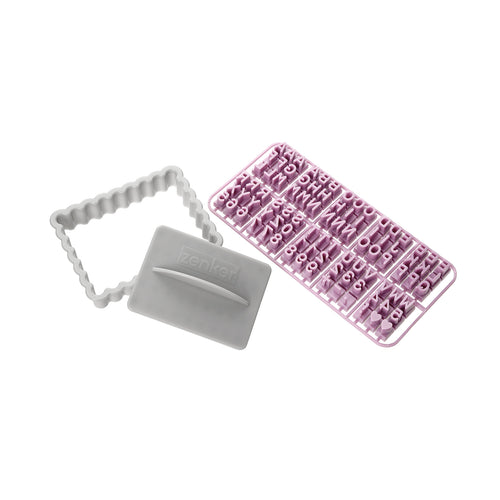 Zenker - Tampon Alphabet Pour Biscuit Zenker Smart Pastry - Gris