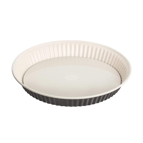 Dr Oetker - Moule À Tarte Quiche 28 Cm En Email Dr. Oetker Exclusive - Blanc|Noir