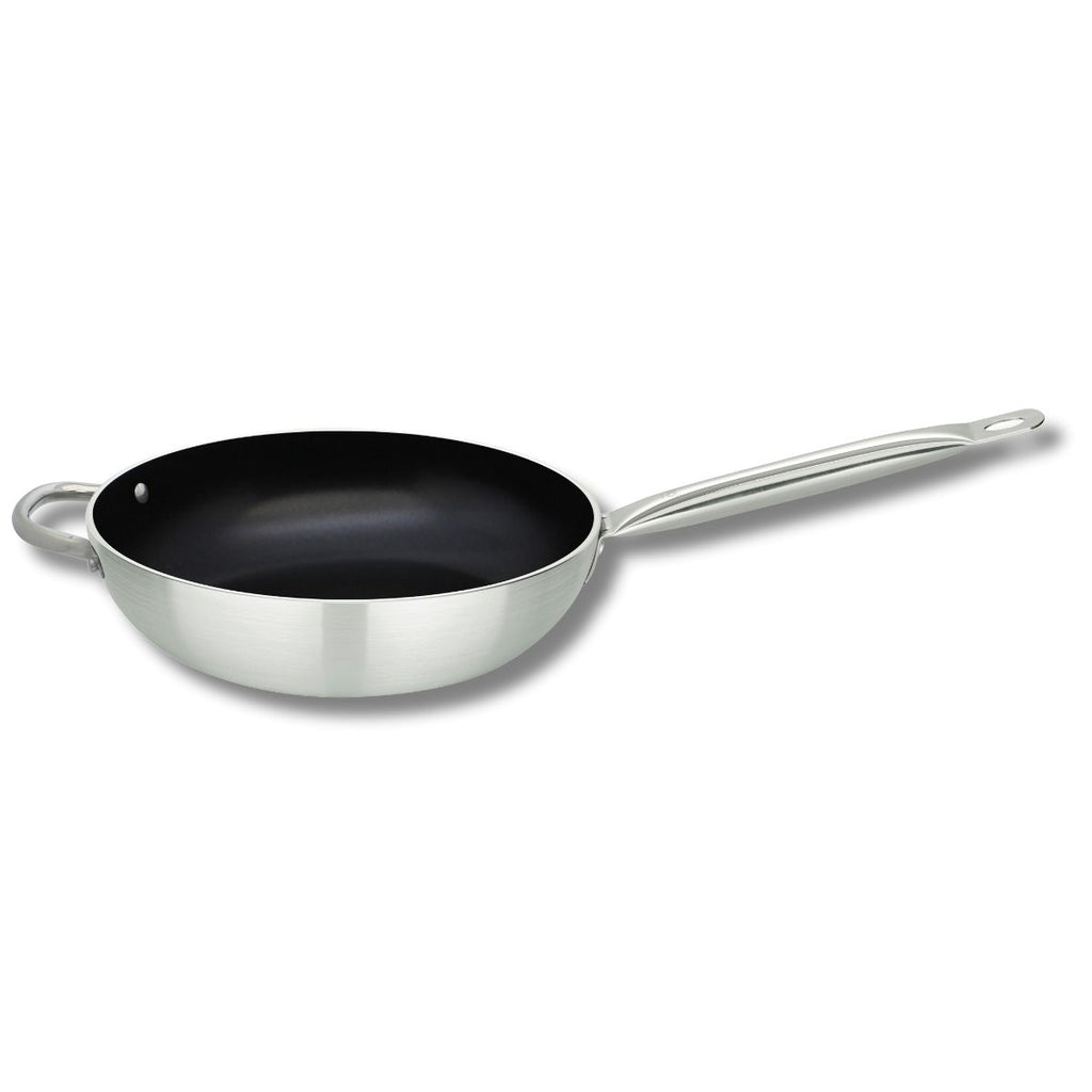 PFAS-Free Ceramic Wok Pan Bistro Line Elo - Grey/Black
