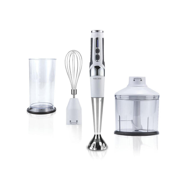 Set Frullatore A Immersione Senza Fili Turmix - Bianco/Inox