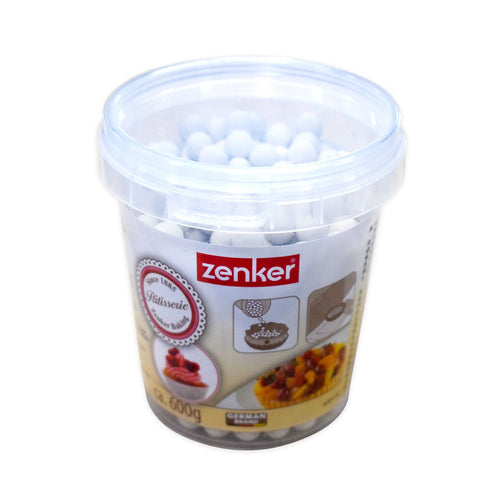 Zenker - Billes De Cuisson Pour Pâte Sablée, Pot De 600 Grammes Zenker Smart Pastry - Gris|Transparent