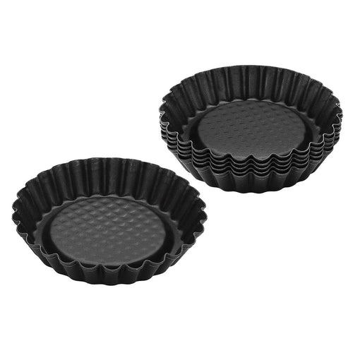 Zenker - Lot De 6 Moules À Tartelettes 10 Cm Zenker Black Metallic - Noir