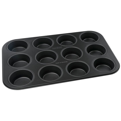 Zenker - Moule À Muffins 12 Empreintes 38 X 26 Cm Zenker Black Metallic - Noir