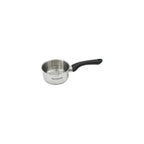 Fackelmann Geneva Stainless Steel Saucepan - Grey/Black