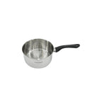 Fackelmann Geneva Stainless Steel Saucepan - Grey/Black