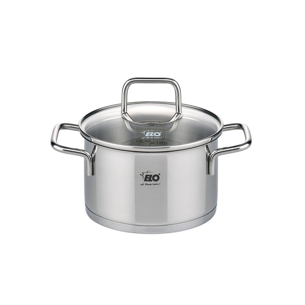 Tegame In Acciaio Inox Elo Citrin - Grigio/Trasparente