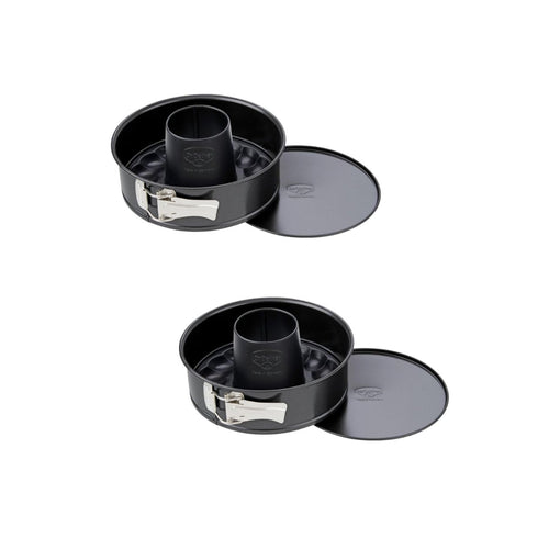 Dr Oetker - Lot De 2 Moules À Gâteaux 20/20 Cm En Acier Dr Oetker Back Freude - Noir