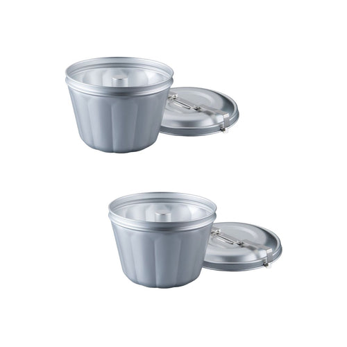 Dr Oetker - Lot De 2 Moules À Gâteaux 21/21 Cm En Aluminium Dr Oetker Back Freude - Gris