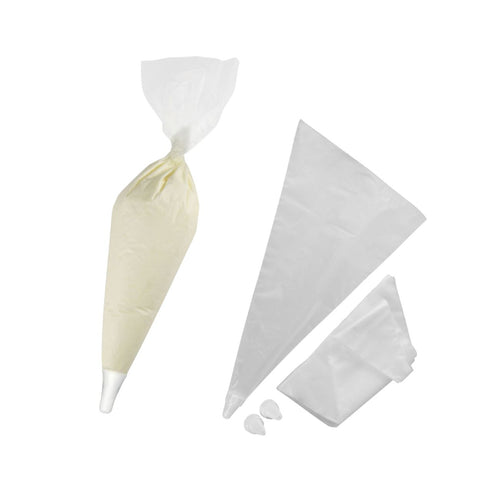 Zenker - Ensemble De 40 Poches À Douille Jetables Et 6 Embouts Plastique Réemployables 32 Cm Zenker Smart Pastry - Transparent