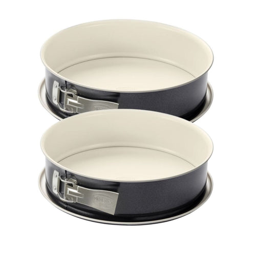 Dr Oetker - Lot De 2 Moules À Gâteaux 28/28 Cm En Acier Dr Oetker Back-Trend - Blanc