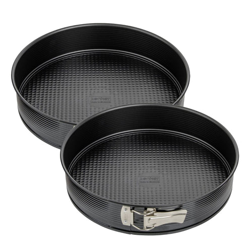 Zenker - Ensemble De 2 Moules À Manqué À Charnière 30 Cm Zenker Black Metallic - Noir