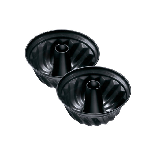 Zenker - Lot De 2 Moules À Gâteaux 22/22 Cm En Acier Black Metallic Black Mettallic Zenker Black Mettallic - Noir