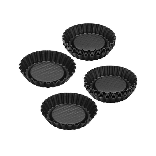 Zenker - Ensemble De 12 Moules À Tartelettes 10 Cm Zenker Black Metallic - Noir