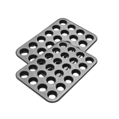 Zenker - Lot De 2 Moules À Gâteaux 38,5/26,5 Cm En Acier Black Metallic Black Mettallic Zenker Black Mettallic - Noir