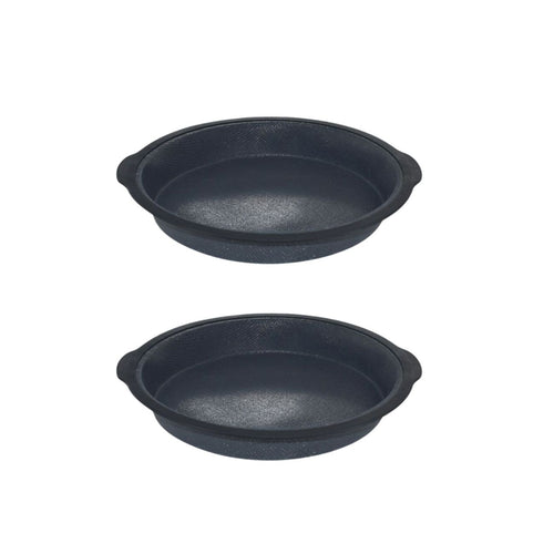 Zenker - Lot De 2 Moules À Gâteaux 25/25 Cm En Silicone Fibre De Verre Silicone Fibre De Verre Silicone Fibre De Verre Zenker Silicone Fibre De Verre - Noir|Gris