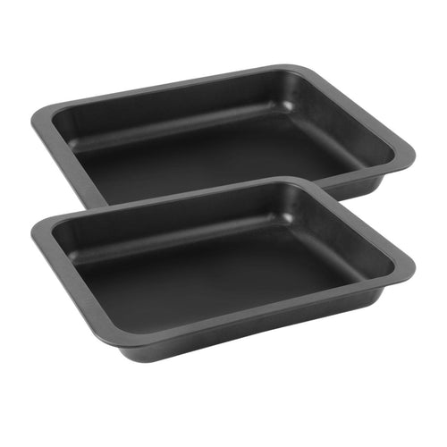 Zenker - Ensemble De 2 Plats À Four Rectangulaire 37 X 27 Cm Zenker Spécial Cooking - Noir