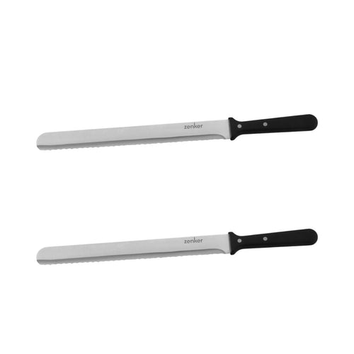 Zenker - Set De 2 Couteaux Unitaires 30 Cm En Plastique Zenker Smart Pastry - Noir