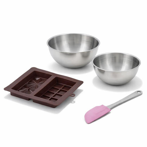 Zenker - Set De 4 Ustensiles De Pâtisserie Moule À Gâteaux 2 Bols Et Spatule Spécial Créative Spécial Créative Zenker Spécial Créative - Brun|Inox