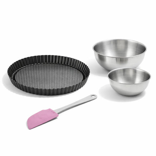 Zenker - Set De 4 Ustensiles De Pâtisserie Moule À Gâteaux 2 Bols Et Spatule Pâtisserie Black Metallic Black Mettallic Zenker Black Mettallic - Noir