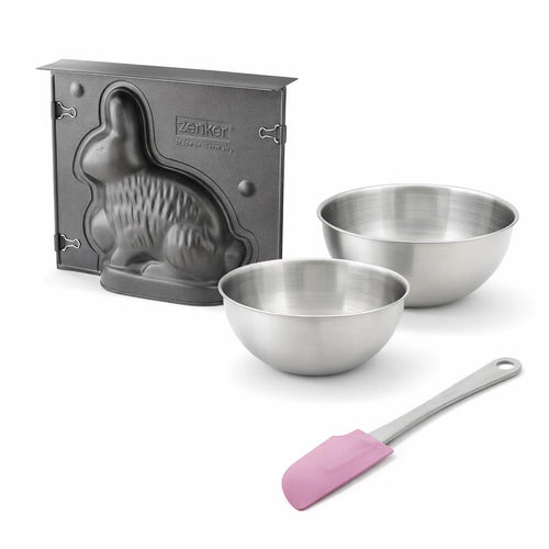 Zenker - Set De 4 Ustensiles De Pâtisserie Moule À Gâteaux 2 Bols À Mélanger Et Spatule Spécial Season Spécial Season Zenker Spécial Season - Noir
