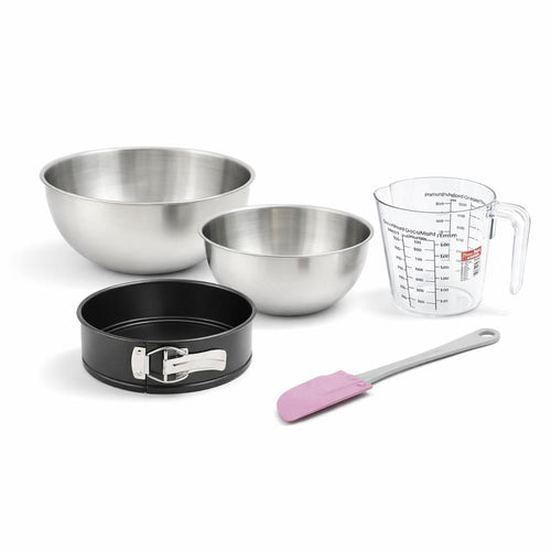 Zenker - Set De 5 Ustensiles De Pâtisserie Moule À Manqué Bol Spatule Pâtisserie Et Verre Doseur Spécial Mini Spécial Mini Zenker Spécial Mini - Noir