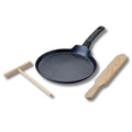 Set Para Crepes Con Crepera Y 2 Utensilios Fackelmann Brandao - Negro