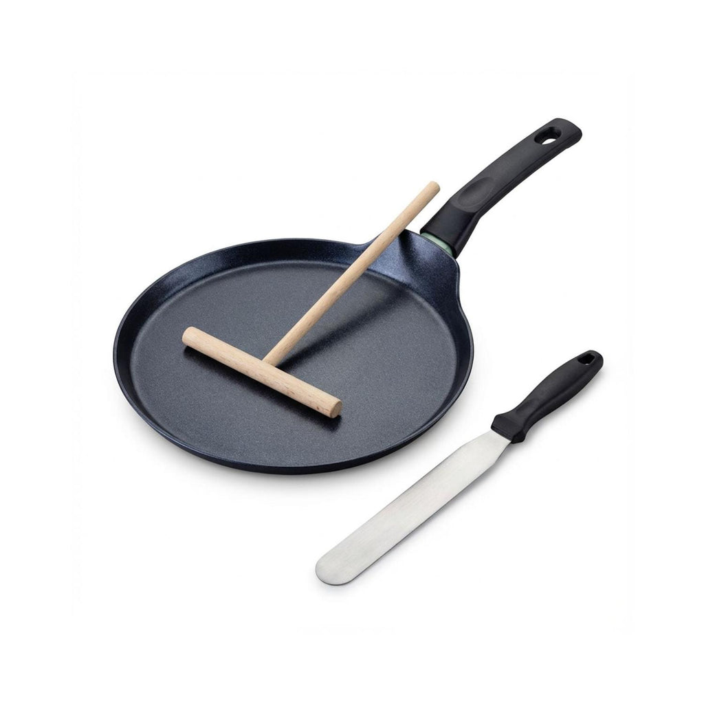 Set Candelora Crepes E 2 Utensili Fackelmann Brandao - Nero