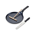 Set Candelora Crepes E 2 Utensili Fackelmann Brandao - Nero